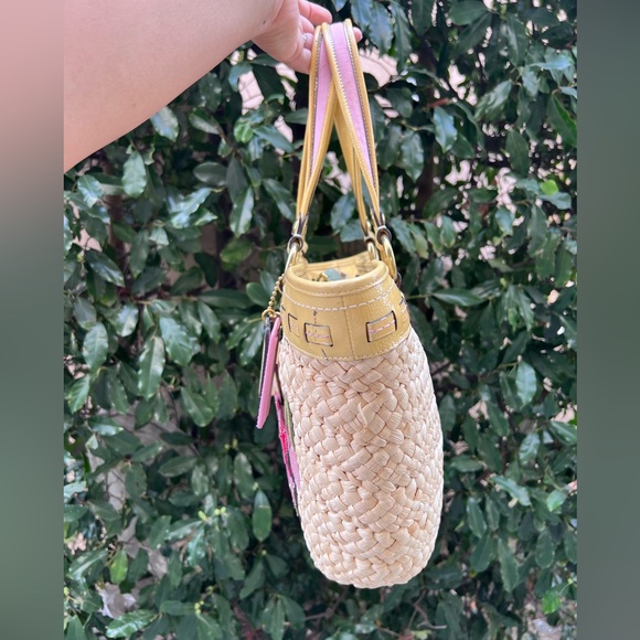 Coach Poppy 2010 Straw Appliqué tote bag - Picture 3 of 12